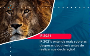 Ir 2021 Entenda Mais Sobre As Despesas Dedutiveis Antes De Realizar Sua Declaracao 1 - Orientadora Organização Contábil